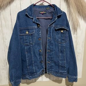 Vintage 90s Y2K denim jacket medium